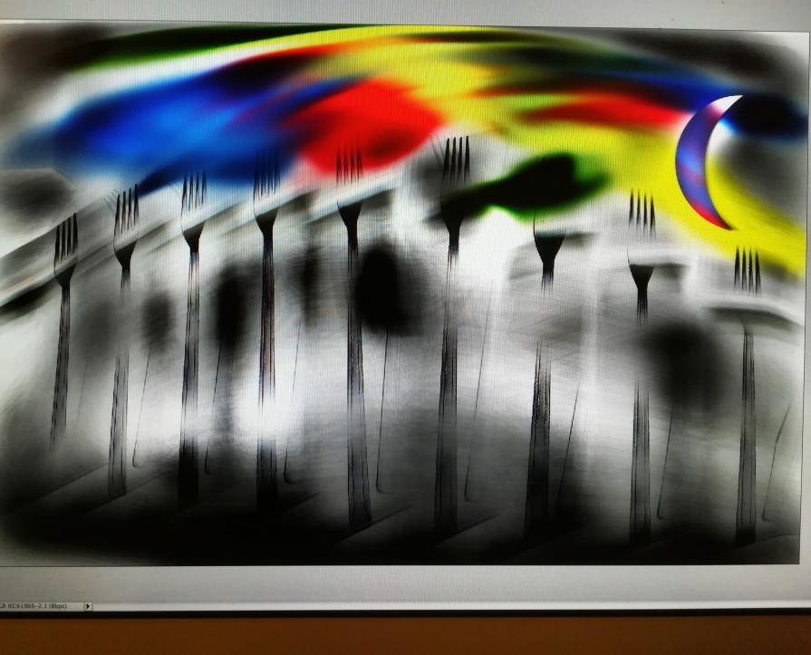 Stassera pasteggio a colori.