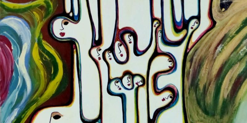 Maristella Angeli, espone un suo dipinto a “Art in Rome July 2019”