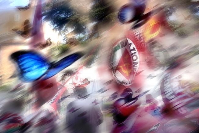 scontri di piazza nelle notti nel piazzale della pace.