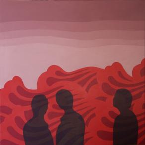 "Oltre n°. 3", Sanremo 2015 - acrilico su tela