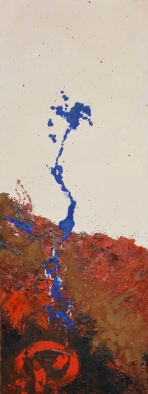 Franz Mayer - Abstract - olio su tela - 160 x 60