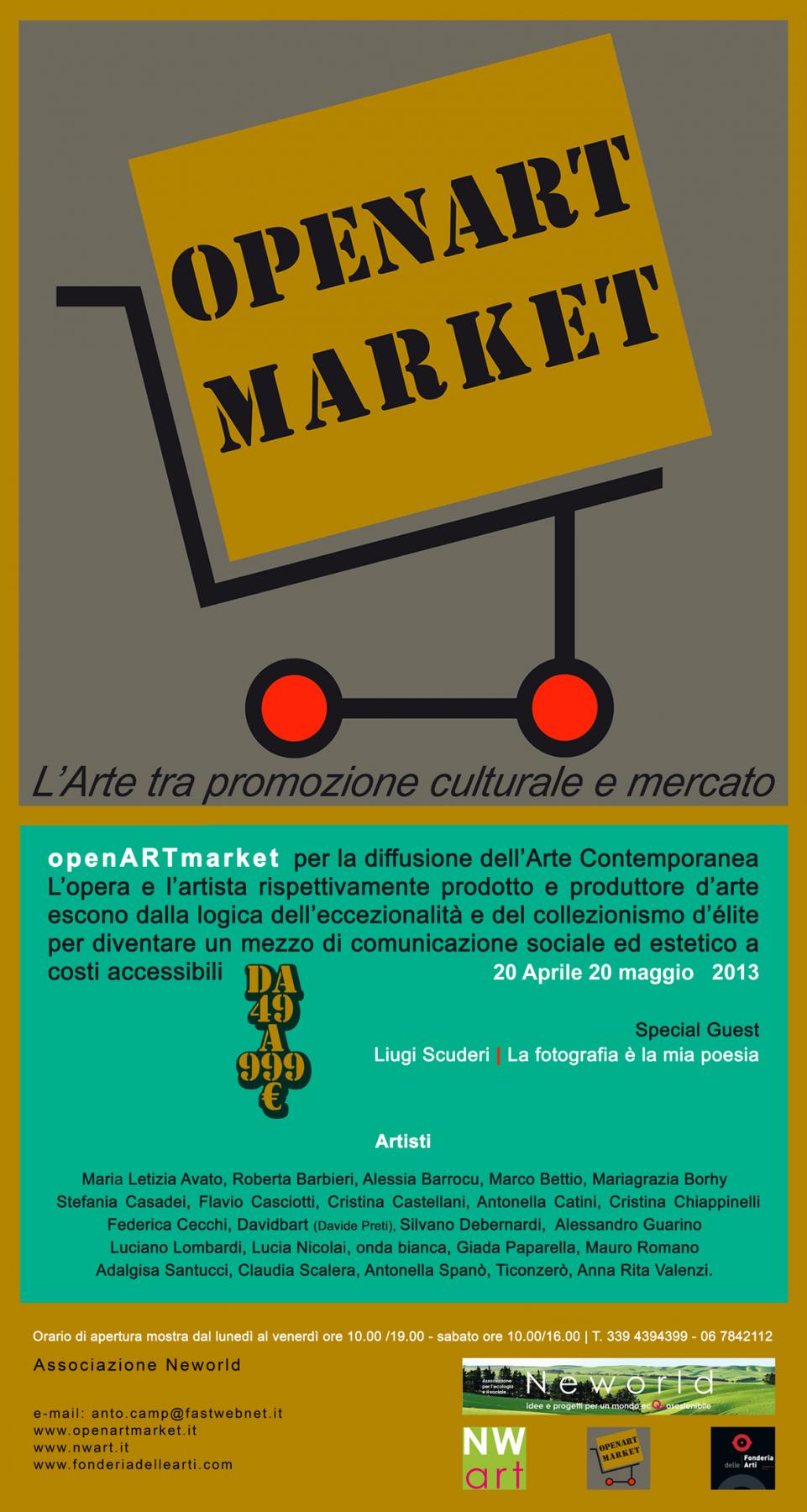 VIII edizione OpenARTmarket - L’arte contemporanea tra promozione culturale e mercato - Opere da 49 a 999 €uro VIII edizione OpenARTmarket - L’arte contemporanea tra promozione culturale e mercato - Opere da 49 a 999 €uro