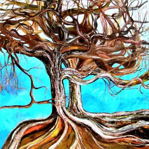 I participated in "The Garden of Soul", Virtual Art Exhibition, with the painting "The embrace of love" and "In search of the sky" I participated in "The Garden of Soul", Virtual Art Exhibition, with the painting "The embrace of love" and "In search of the sky"