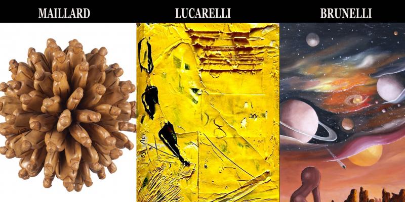 Solo exhibition of Vincent Maillard, Antonio Lucarelli Clara Brunelli presents Giorgio Grasso