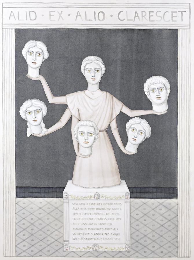 alid ex alio clarescet or save Giulia from what she has started and cannot stop