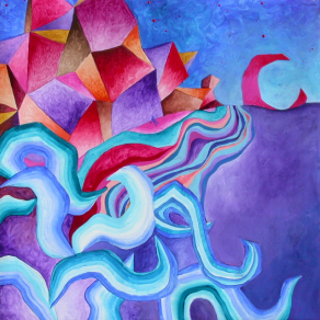 alba de luna a Tulum