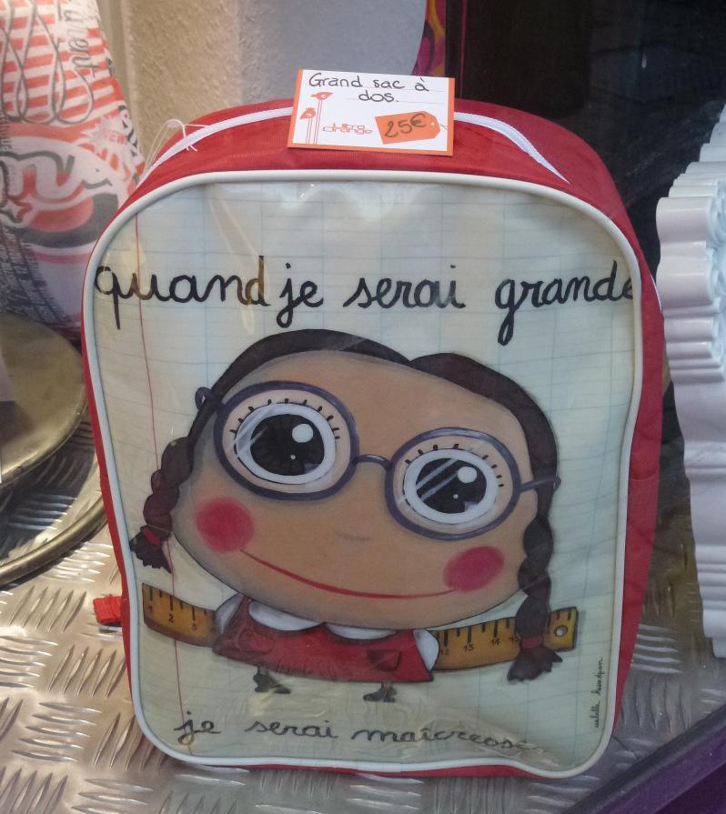 Future maîtresse d'école !