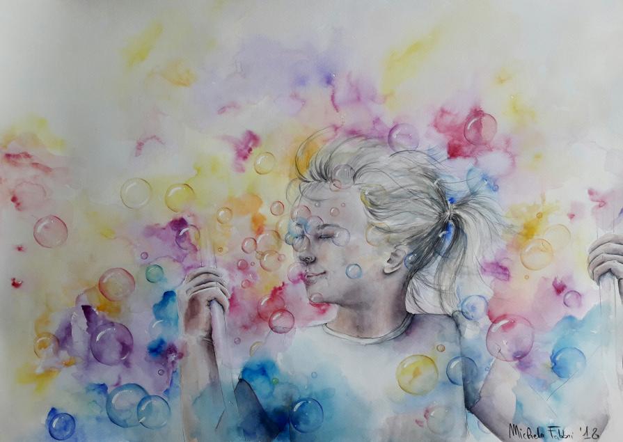 Baby, fly high on the swing!