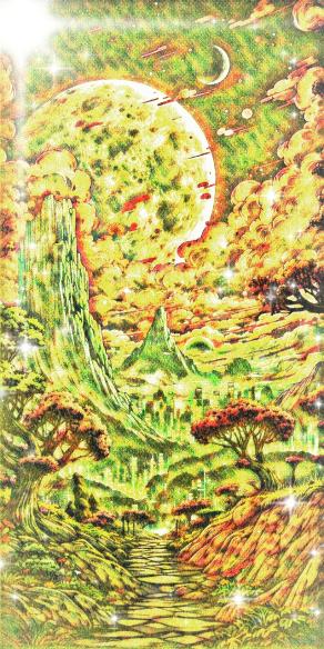 ... Un sentiero che conduce all'ombra di un sole notturno !!!