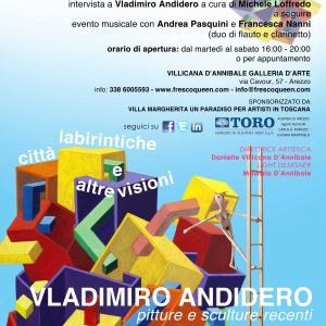 Interview of Vladimiro Andidero by Michele Loffredo, art critic and Director of the Museum and Home of Vasari 