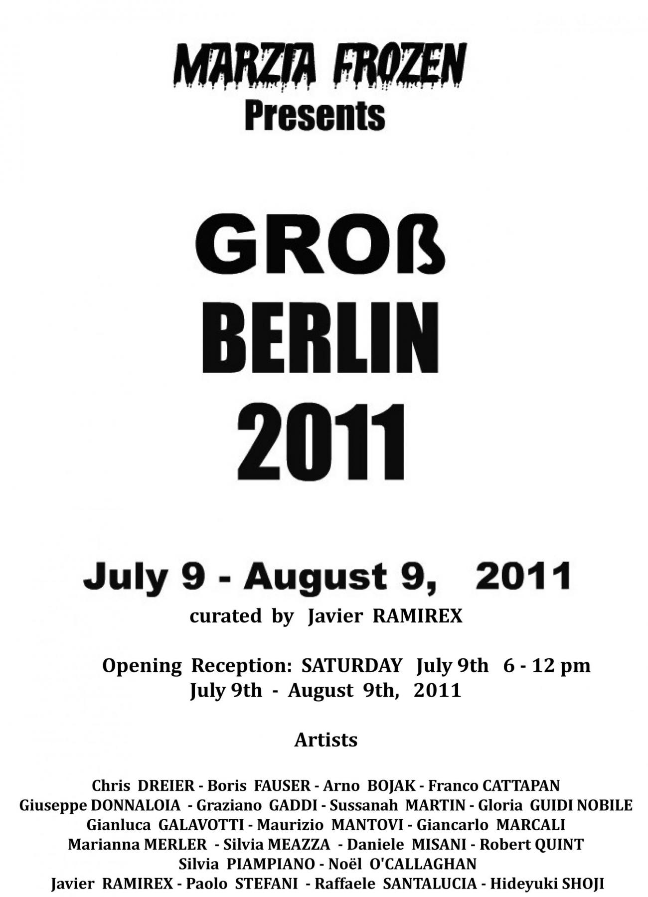 "GROß BERLIN 2011" 